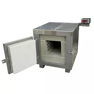 Камерная печь ЭКПС 300 код 6004, вытяжка 13 кВт до 1100 С' 600х600х870 мм волокно