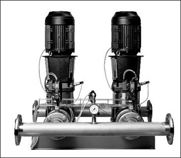 Установка пожаротушения HC-FS-V 2/1 BM 32-5A G1-B-100-25-S0T1000002000-000V000 на базе насосов BM, PN25 ISTRATEX